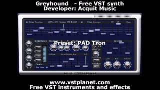 Greyhound Free VST synth  vstplanetcom [upl. by Lipson226]