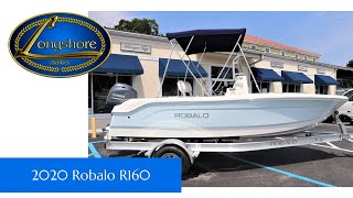 2020 Robalo R160  Longshore Boats [upl. by Leticia]