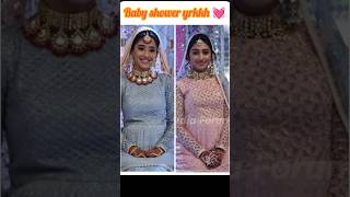 baby shower yrkkh actor 💓youtubeshorts bollywoodyrkkh love [upl. by Ayotol]