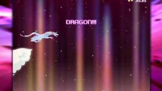 Robot Unicorn Attack Evolution 295k run dragon [upl. by Lessard]