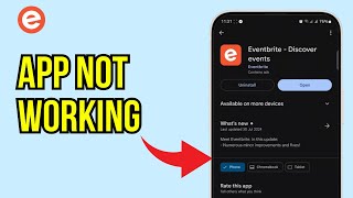 Eventbrite App Not Working  How to Fix Eventbrite App Not Working [upl. by Mcclure]