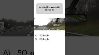 À quelle vitesse doisje circuler pour être bien placé sur la route  code route voiture [upl. by Tsan298]