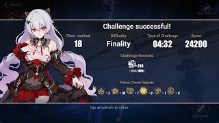 Honkai Impact 3 Elysian Realm Finality Lunar Vow Crimson Love Weapon Active Full Run [upl. by Schlesinger]