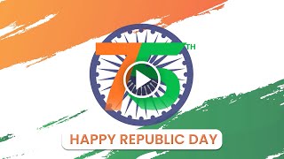 Happy 75th Republic Day  InfraMarket [upl. by Alegnaoj]