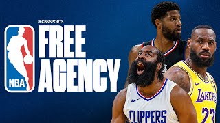 TOP 2024 NBA Free Agents Whats next for LeBron Paul George and James Harden  CBS Sports [upl. by Lyrradal]