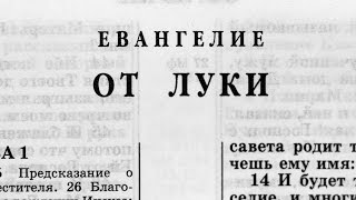 Библия Евангелие от Луки Новый Завет читает Александр Бондаренко [upl. by Anoiek496]