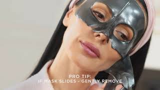 How to Apply Activated Charcoal Face Mask  KNESKO Skin [upl. by Einitsed]