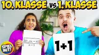 1 KLASSE vs 10 KLASSE CHALLENGE [upl. by Barnaby]