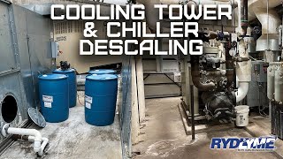 Cooling Tower and Chiller Descaling with RYDLYME Descaler [upl. by Mariandi674]