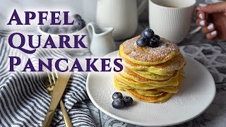 Apfel Quark Pancakes LowCarb [upl. by Siloum]