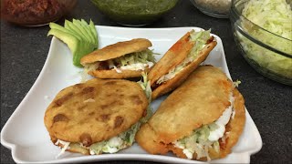 GORDITAS Y QUESADILLAS DE CHICHARRON DELICIOSA RECETA [upl. by Elmajian336]