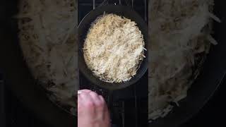 Diner Style Crispy Shredded Hashbrowns shorts [upl. by Laddie]