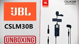 UNBOXING Best Vlogging mic YouTube  Budget MIC for phone in JBL JBL CSLM30B [upl. by Soluk]