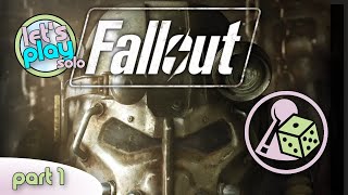 Lets play Fallout Board Game  Solo  Part 1 [upl. by Gene316]