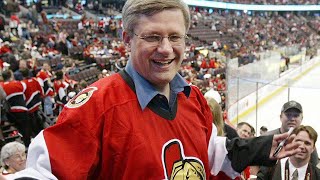 Stephen Harper was the biggest NHL hockey fan [upl. by Lassiter]