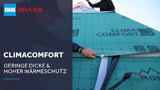 Clima Comfort Die Dachdämmung mit geringer Dicke amp hervorragendem Wärmeschutz  BMI Braas [upl. by Hanala]