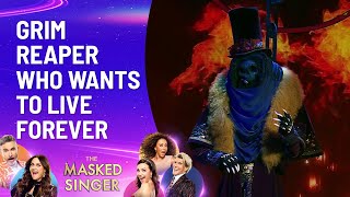 Grim Reaper Who Wants To Live Forever Performance  S5  The Masked Singer Australia  Channel 10 [upl. by Ylrebmic]