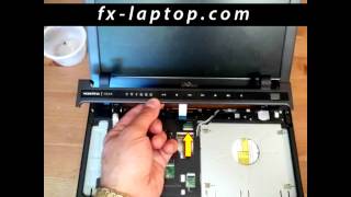 Disassembly Dell Vostro 1220  replacement clean take apart keyboard screen battery [upl. by Siberson]