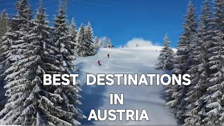 Top 5 Holiday destinations in Austria for skiing Holidays [upl. by Natalina]