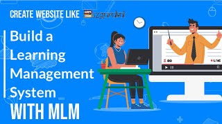 How to Create Online Course LMS Website With MLM Function  Create Website Like Bizgurukul [upl. by Amej]