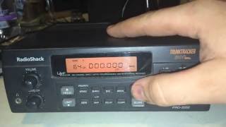 RadioShack Pro 2050 Scanner Programming Tutorial Police Scanner [upl. by Enelrac]