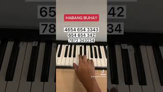 Habang Buhay  Zack Tabudlo piano tutorial [upl. by Behka237]