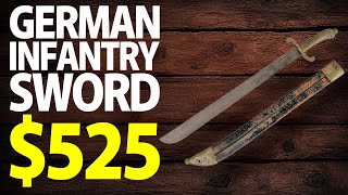 525  Imperial German Prussian 1871 Infantry Short Sword History  Military Antiques Toronto [upl. by Anialem646]