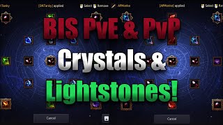 2024 BIS PvE amp PvP Crystals amp Lightstones Guide  Black Desert Online [upl. by Enyrehtak]