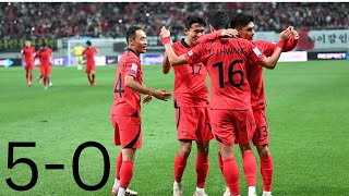 South Korea vs Singapore 50  All Goals amp Highlights  2023 [upl. by Ytteb]