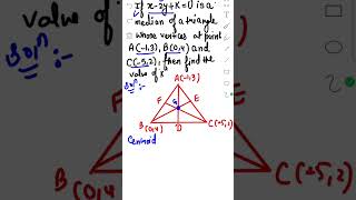 Ch 7 Coordinate geometry class 10 CBSE Centroid of triangle and median based Pyqs series maths 10 [upl. by Theran]