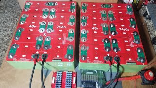 HOW TO DIY 32 LEV60F LiFePO4 CELLS IN SERIES 48v PCB BUSBARS Pt3 [upl. by Tekcirc114]