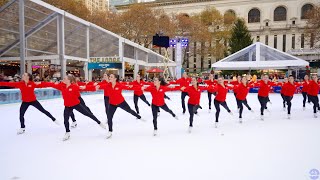 Synchronized Skating Team Haydenettes practice to quotWalking in a Winter Wonderlandquot by gwenstefani [upl. by Henri]