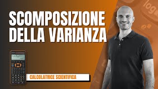 Esercizio svolto SCOMPOSIZIONE DELLA VARIANZA con la calcolatrice Sharp [upl. by Garris221]