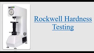 Rockwell Hardness Test SOM LAB Department of Civil Engineering GNIT Hyderabad [upl. by Odranoel375]