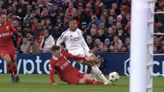 Connor Bradley Amazing Tackle to Kylian Mbappe Liverpool vs Real Madrid 20 Goals and Highlights [upl. by Deckert209]