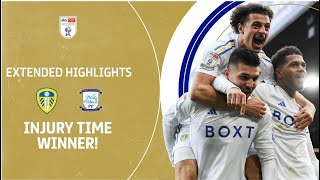 INJURY TIME WINNER  Leeds United v Preston North End extended highlights [upl. by Nalloh267]