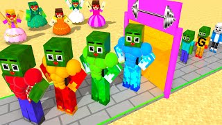 Monster School  Zombie x Squid Game WHO IS THE BEST ZOMBIE  Minecraft Animation [upl. by Godfrey]