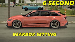 AUDI RS6 GEARBOX SETTING  CAR PARKING MULTIPLAYER NEW UPDATE [upl. by Lakim]