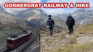 GORNERGRAT Railway and Hike  The Perfect Adventure in SWITZERLAND [upl. by Uy731]