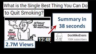 What is the Single Best Thing You Can Do to Quit Smoking  Summary [upl. by Meit815]