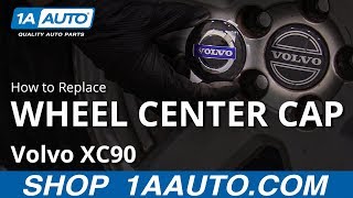 How to Replace Wheel Center Cap 0214 Volvo XC90 [upl. by Mannes]