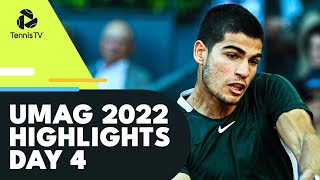 Carlos Alcaraz Begins His Title Defence Musetti amp Baez Feature  Umag 2022 Highlights Day 4 [upl. by Arhsub]