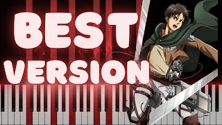 Attack on Titan quotVogel im Kafigquot Beautiful Anime OST Tutorial  Learn Piano Today [upl. by Anavas]