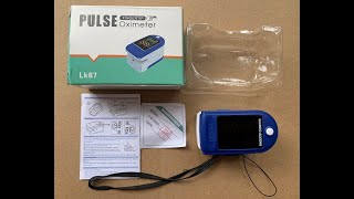 How to install battery on oximeter LK 87 [upl. by Alehcim486]