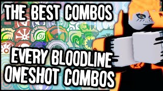 The BEST Combos For EVERY Bloodline In Shindo Life  Shindo Life Combos [upl. by Adai674]