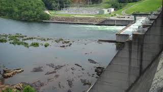 Hartwell Dam from the SC side [upl. by Arotahs]