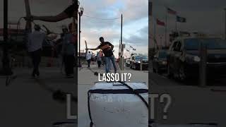 Can You Lasso It funny bedroomdecor comedy streetinterview [upl. by Nagn823]