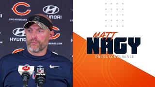 Matt Nagy The guys are battling but in the end were not finishing  Chicago Bears [upl. by Leamiba912]