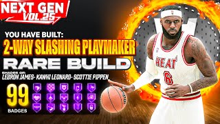 BEST 2WAY SLASHING PLAYMAKER BUILD ON NBA 2K22 NEXT GEN RARE BUILD SERIES VOL 26 [upl. by Krongold]