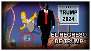 LOS SIMPSON PREDICEN LA LLEGADA DE TRUMP EN 2024 [upl. by Elinore]